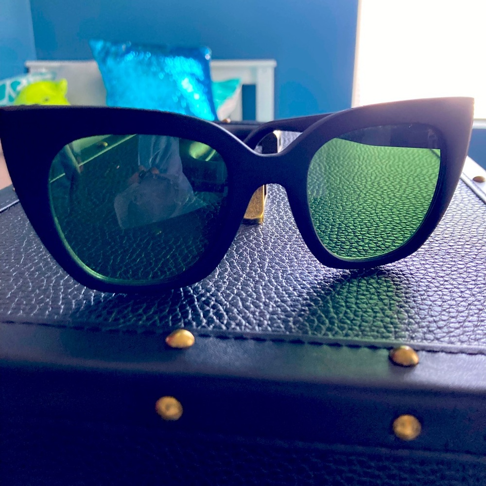 Toms Black and Green Sunglasses